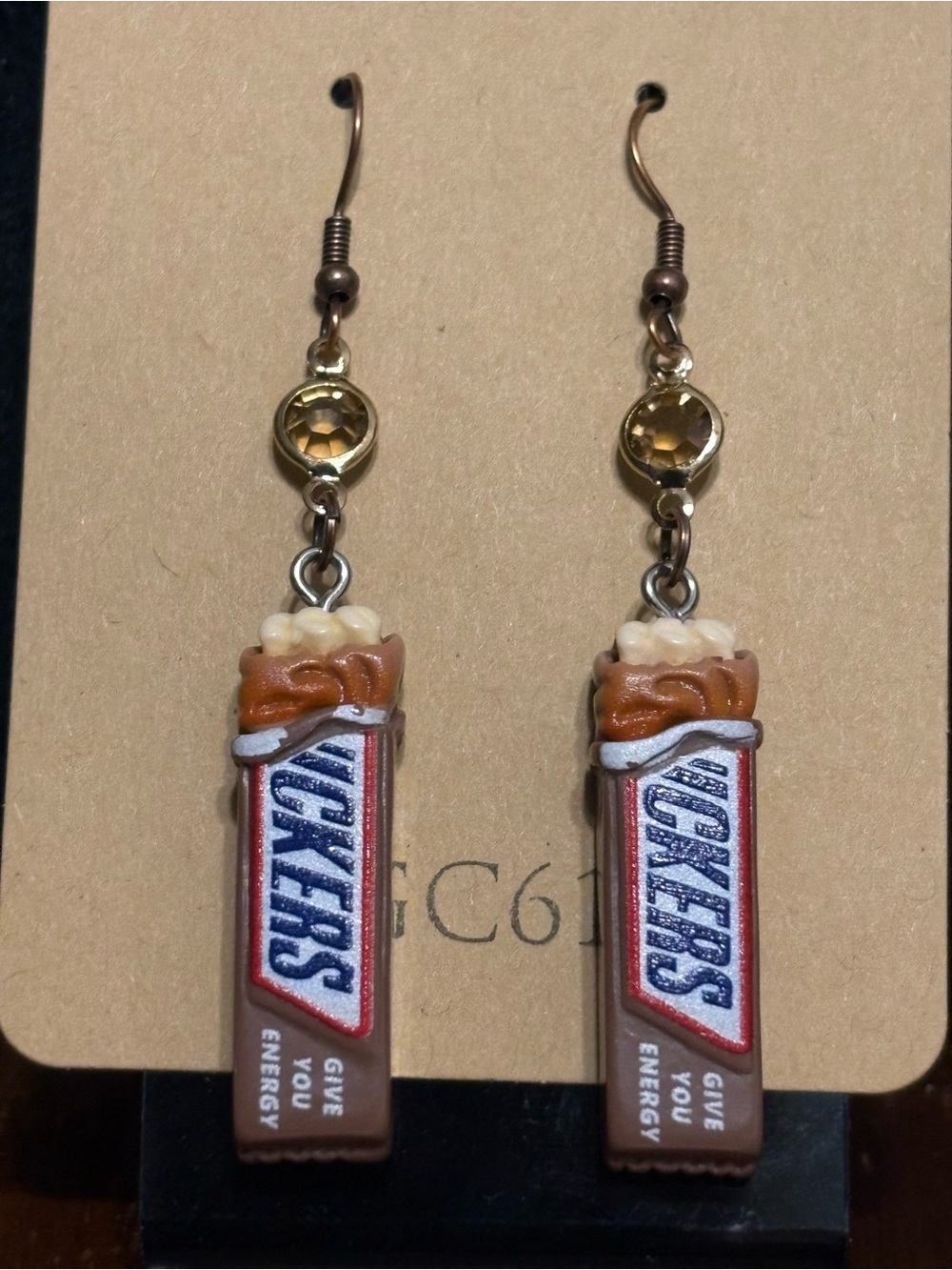 Candy Bar Earrings Novelty Food Earrings fun Jewelry